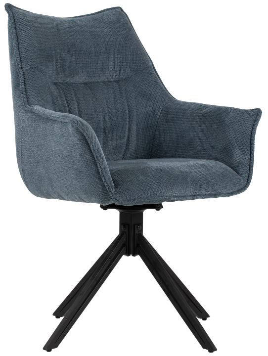 Diningsessel Ginosa blau drehbar